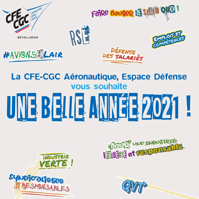 Meilleurs Vœux pour cette année 2021